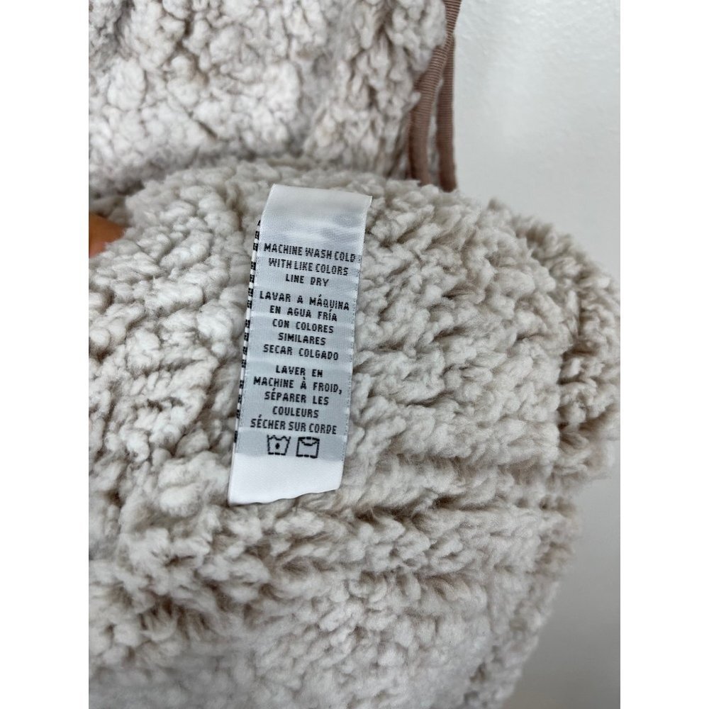 Thread & Supply Artic Teddy Bear Sherpa Fleece Vest In Pink Size M - Picture 5 of 6